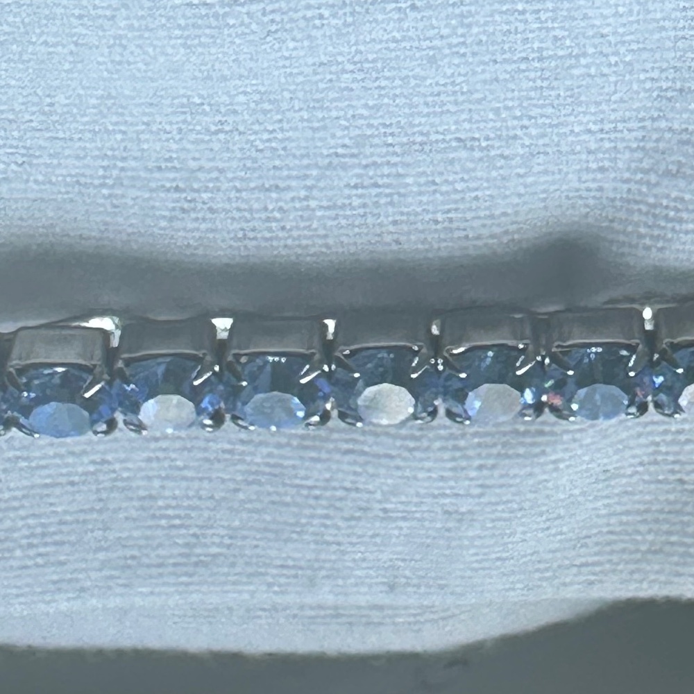 Danny Pollak Light Sapphire Swarovski Crystal Bobby Pin (#1) - 2.5 in. - Picture 10 of 11